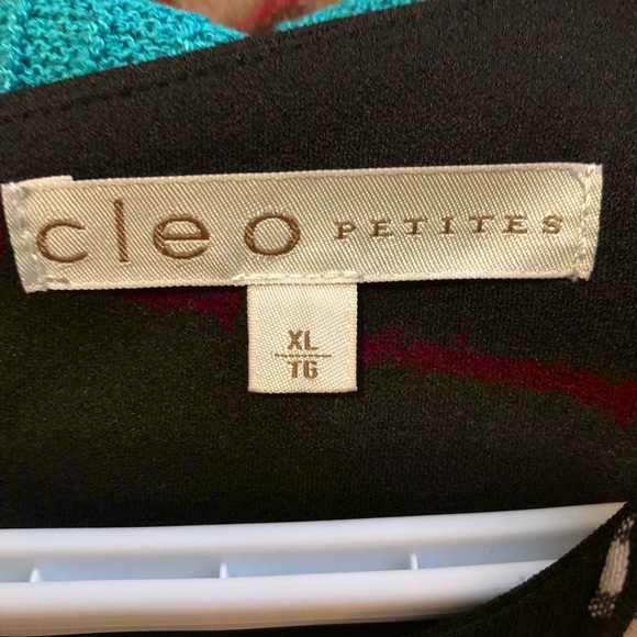 CLEO | Black Jaquard Sheath Dress XL PETITE - Picture 7 of 12